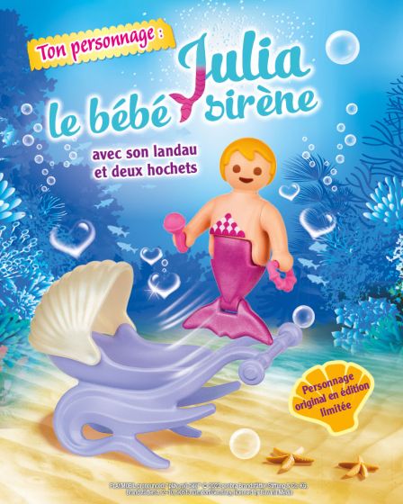 PLAYMOBIL® Pink  N°15 - Julia, le bébé sirène