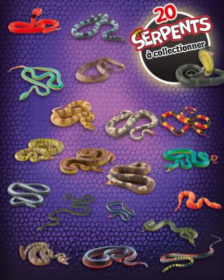 Planet WOW Serpents n°3H | Lot de 2 figurines