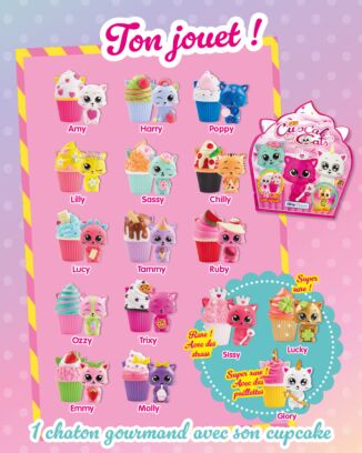 CupCakeCats|N°2H | 1 chaton gourmand avec son cupcake