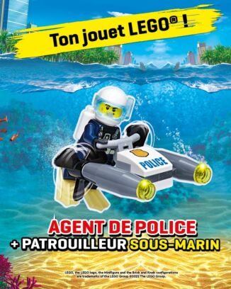 LEGO® City | N°15 - Agent de police + patrouilleur sous-marin 
