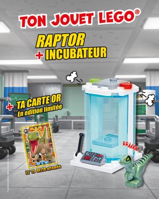 LEGO® Jurassic World™ PLUS | N°10 | Raptor + Incubateur