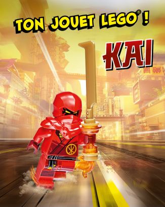 LEGO® Ninjago® | N°19 SUPER | Kai + 1 carte Or 