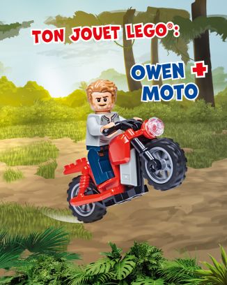 LEGO® Jurassic World™ Plus | N°13 | Owen et sa moto