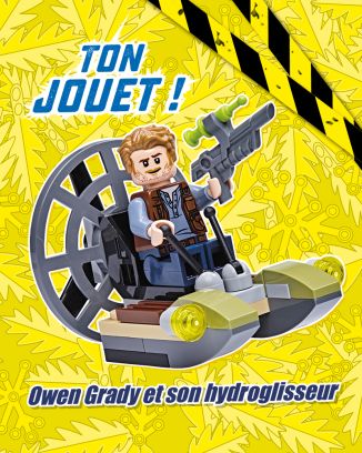 LEGO® Jurassic World™ | N°6 | Owen Grady et son hydroglisseur + Carte Or LE13