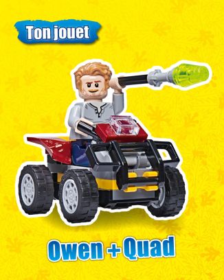 LEGO® Jurassic World™ PLUS | N°8 | Owen + quad