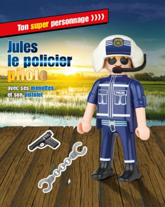 PLAYMOBIL Mag  | N°16 SUPER - Jules le policier pilote