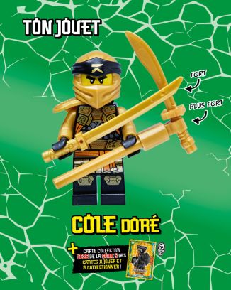 LEGO® Ninjago® | N°16 PLUS | Cole doré + Carte Or LE25