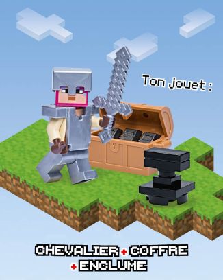 LEGO® Minecraft™ | N°5 Plus | Cavalier + Coffre + Enclume