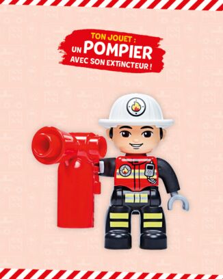 LEGO® City HS Duplo™ | N°1 | Un pompier avec son extincteur
