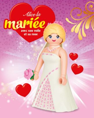 PLAYMOBIL Pink | N°18 - Alice la mariée