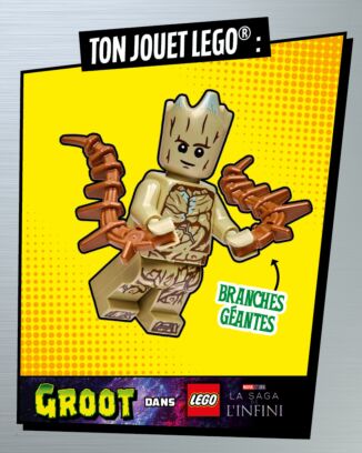 LEGO® Marvel Avengers | N°13 - Groot et ses branches géantes + carte or