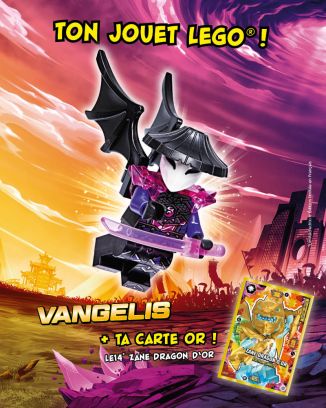 LEGO® Ninjago® | N°17 PLUS | Vangelis + 1 Carte or