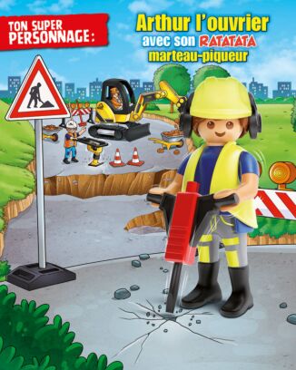 PLAYMOBIL Mag  | N°18 SUPER - Arthur l'ouvrier