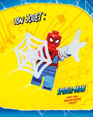 LEGO® Spider-Man | N°14 - Spider-man avec ses fantastiques toiles + carte or 