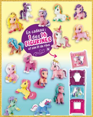 Lissy Pony | N°3 | 1 figurine et son lit de rêve