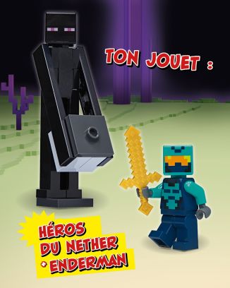 LEGO® Minecraft™ | N°7 Plus | Le héros du nether + Enderman 