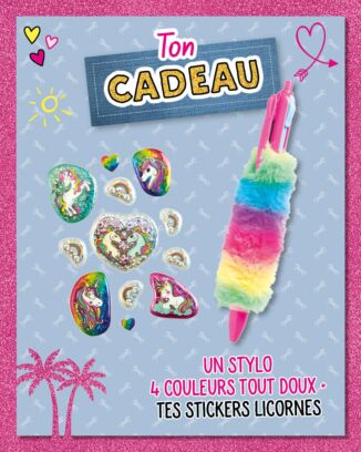 Lissy | N°14 - Un stylo 4 couleurs tout doux + stickers 