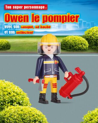 PLAYMOBIL Mag  | N°19 SUPER - Owen le pompier 
