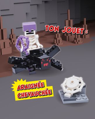 LEGO® Minecraft™ | N°8 Plus | Araignée chevauchée 