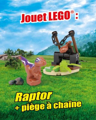 LEGO® Jurassic World™ | N°9 | Raptor + piège à chaîne