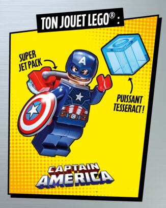 LEGO® Marvel Avengers | N°8 - Captain America et le Tesseract