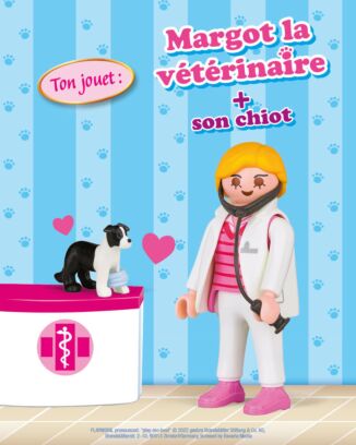 PLAYMOBIL Pink | N°12 - Margot la vétérinaire