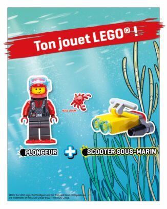 LEGO® City  | N°11 - Plongeur et son scooter sous-marin