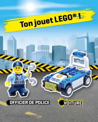 LEGO® City  Plus | N°13 - Un super policier et sa voiture