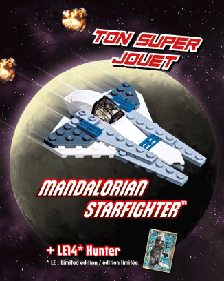 LEGO® Star Wars™ SUPER N°11 | Mandalorian Starfighter + Carte OR LE14