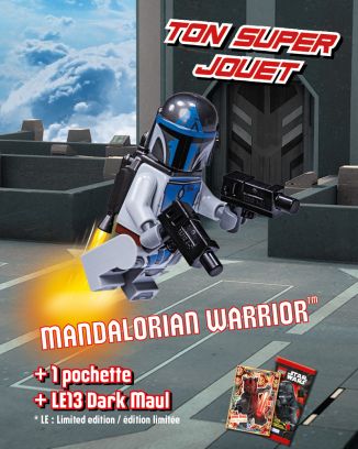 LEGO® Star Wars™ PLUS N°11 | Mandalorian Warrior™ + carte OR LE n°13 Dark Maul