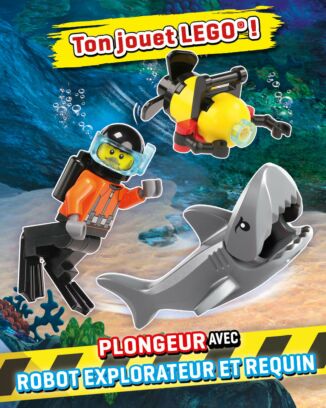 LEGO® City | N°26 | Plongeur + robot explorateur + requin