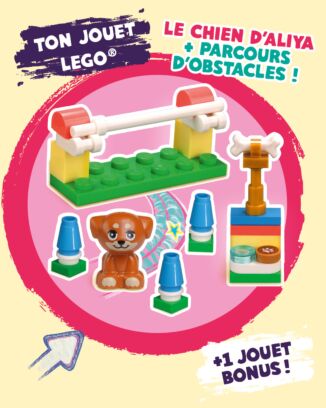 LEGO® Friends© | 24 - Le chien d’Aliya + parcours d’obstacles + 1 jouet bonus