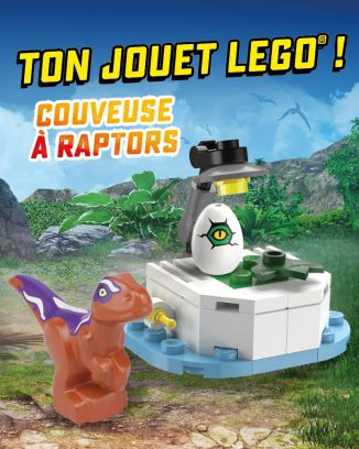 LEGO® Jurassic World™ | N°13 | Une couveuse à Raptors + 1 carte or 
