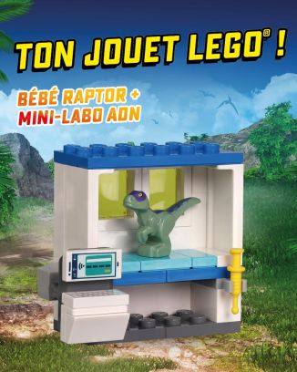 LEGO® Jurassic World™ Plus | N°15 | Le bébé raptor et le mini labo ADN