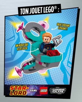 LEGO® Marvel Avengers | N°16 - Star-Lord + 1 carte or