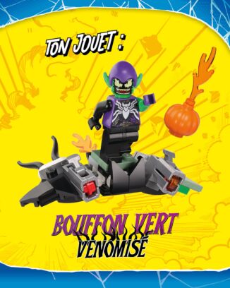 LEGO® Marvel Spiderman PLUS | N°18 - Méchant Lego® : Bouffon vert venomisé
