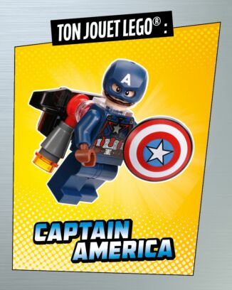 LEGO® Marvel Avengers | N°20 - Captain America + réacteur dorsal