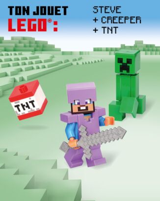 LEGO® Minecraft™ | N°13 Plus | Creeper, TNT + Steve