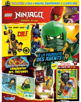 LEGO® Ninjago® | N°23 SUPER | Cole + nouvel équipement + 1 carte or !