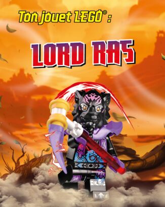 LEGO® Ninjago® | N°23 PLUS | Lord Ras + nouveau style + 1 carte or !