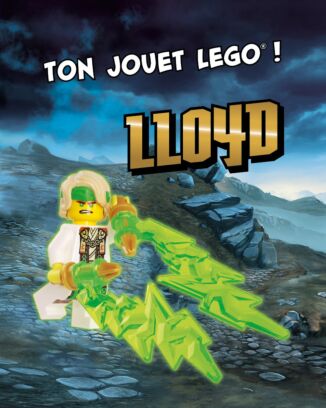 LEGO® Ninjago® | N°25 | Lloyd + 2 éclairs + 1 carte or + 1 pochette