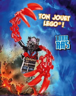 LEGO® Ninjago® | N°25 SUPER | Lord Ras + griffes d’énergie + 1 carte or 