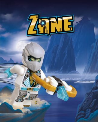 LEGO® Ninjago® | N°26 SUPER | Zane + super arbalète + 1 carte or 