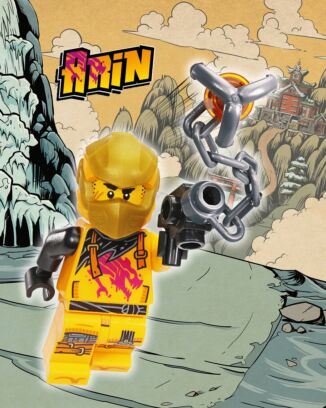 LEGO® Ninjago® | N°26 PLUS | Arin + grappin emblématique + 1 carte or !