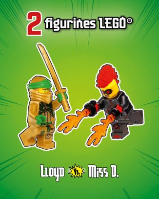 LEGO® Ninjago® LEGACY | N°18 | Lloyd vs. Miss D. + carte or
