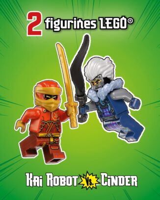 LEGO® Ninjago® LEGACY | N°19 | Kai Robot vs. Cinder + carte or