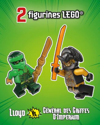 LEGO® Ninjago® LEGACY | N°20 | Lloyd vs. Général des Griffes d’Impérium + carte or + boîte collector