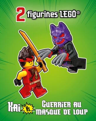 LEGO® Ninjago® LEGACY Plus | N°20 | Kai vs. Guerrier au masque de loup + carte or + boîte collector + pochette