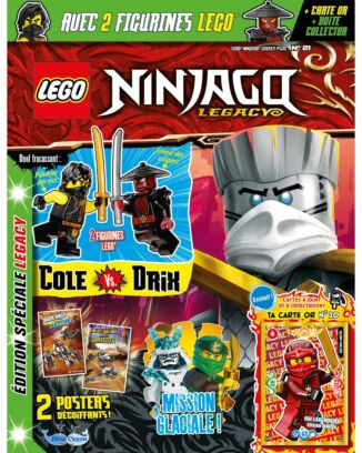 LEGO® Ninjago® LEGACY Plus | N°21 | Cole vs. Drix  + carte or