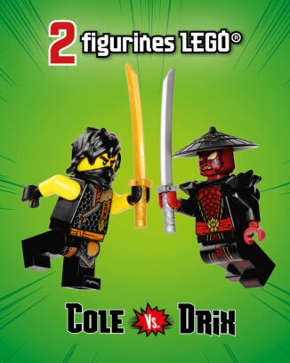 LEGO® Ninjago® LEGACY Plus | N°21 | Cole vs. Drix  + carte or